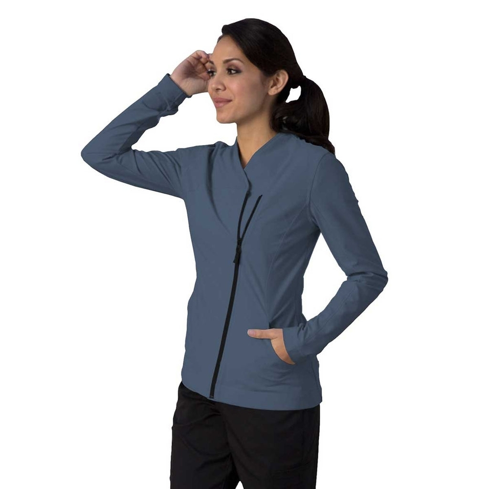 BARCO iMPACT Grey's Anatomy Licensed Professional Wear Steel Warm-Up Jacket XS